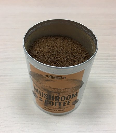 Nurigreen Mushroom Coffee mit Instant-Kaffee